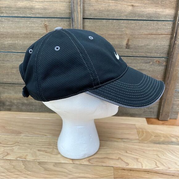 Nike Baseball Cap Hat Hook & Loop Adjustable Black - Picture 3 of 10